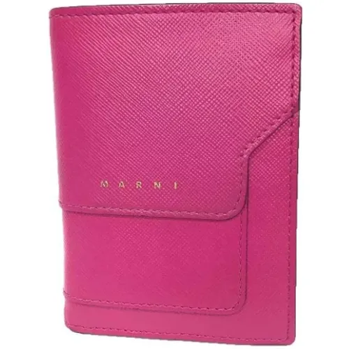 Pre-owned Wallets, female, , Size: ONE SIZE Pre-owned Leather wallets - Marni Pre-owned - Modalova