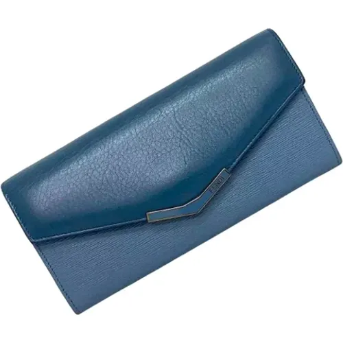 Pre-owned Wallets, female, , Size: ONE SIZE Pre-owned Leather wallets - Fendi Vintage - Modalova