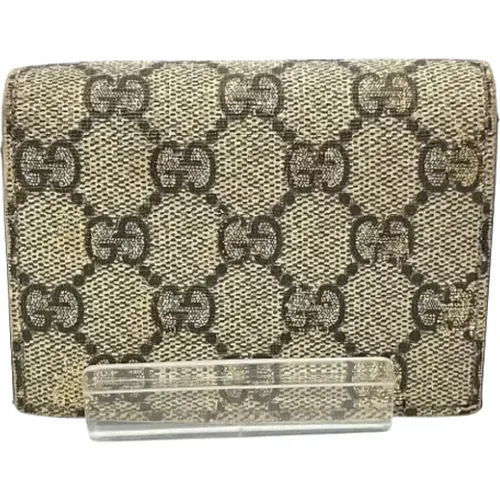 Pre-owned Wallets, female, , Size: ONE SIZE Pre-owned Leather wallets - Gucci Vintage - Modalova