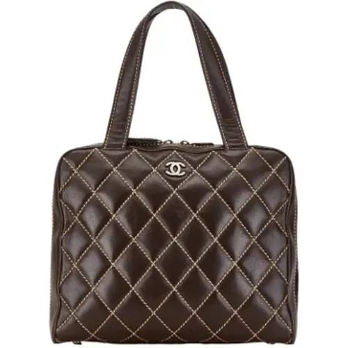 Pre-owned Leather chanel-bags , female, Sizes: ONE SIZE - Chanel Vintage - Modalova