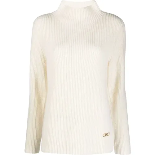Funnel neck ls sweater , female, Sizes: L, S, XS, XL, M - Michael Kors - Modalova