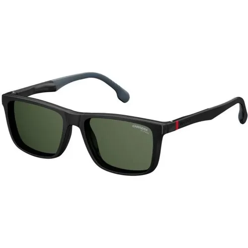 Stilvolle Sonnenbrille schwarzer Rahmen,Matt Schwarz/Gold Sonnenbrille,4009/CS Sonnenbrille,Matte /Grey Sonnenbrille - Carrera - Modalova