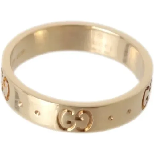 Pre-owned gold Gucci ring , female, Sizes: ONE SIZE - Gucci Vintage - Modalova