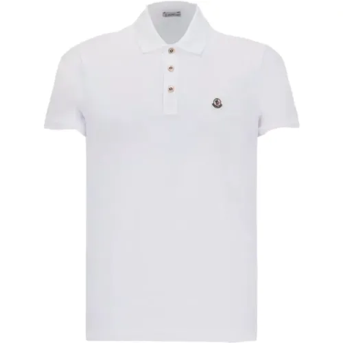 Logo Patch Polo Shirt , Herren, Größe: 3XL - Moncler - Modalova