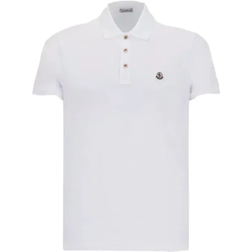 Logo Patch Polo Shirt , Herren, Größe: XL - Moncler - Modalova