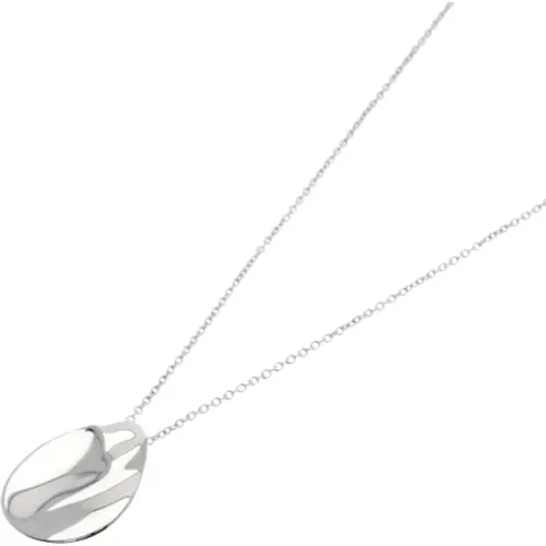 Pre-owned Jewellery, female, , Size: ONE SIZE Pre-owned Silver necklaces - Tiffany & Co. Pre-owned - Modalova