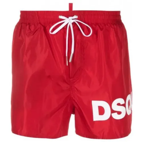 Boxer Swimsuit with Logo , male, Sizes: XL, S, M - Dsquared2 - Modalova