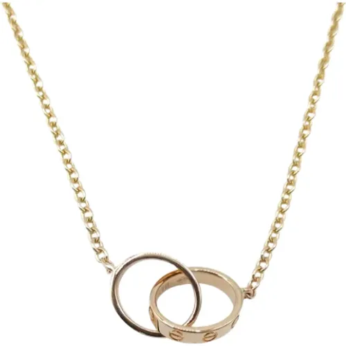 Pre-owned Rose Gold necklaces , female, Sizes: ONE SIZE - Cartier Vintage - Modalova