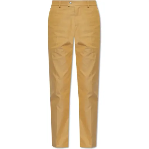 Pleat-front trousers , male, Sizes: M, S - Burberry - Modalova