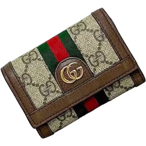 Pre-owned Wallets, female, , Size: ONE SIZE Pre-owned Leather wallets - Gucci Vintage - Modalova