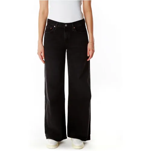 Flared Fit Mid Waist Jeans , Damen, Größe: W26 - Agolde - Modalova