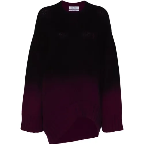 Dark Ombré Wool Sweater , female, Sizes: S, XS - The Attico - Modalova