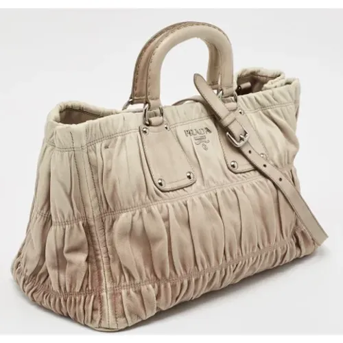 Pre-owned Tote Bags, female, , Size: ONE SIZE Pre-owned Leather prada-bags - Prada Vintage - Modalova