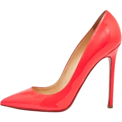 Pre-owned Pumps, female, , Size: 7 1/2 US Pre-owned Leather heels - Christian Louboutin Pre-owned - Modalova