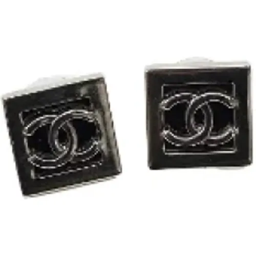 Pre-owned Jewellery, female, , Size: ONE SIZE Pre-owned Metal earrings - Chanel Vintage - Modalova