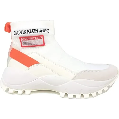 High Top Sneakers , female, Sizes: 4 UK - Calvin Klein Jeans - Modalova