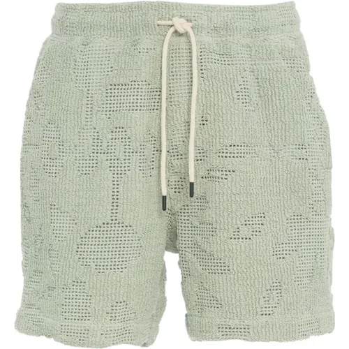 Casual Shorts, male, , Size: L Crochet Shorts for Men - OAS - Modalova