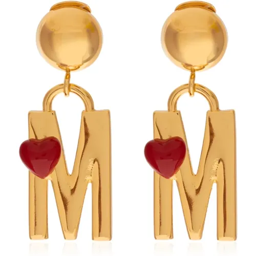 Hängende Clip-On-Ohrringe Moschino - Moschino - Modalova