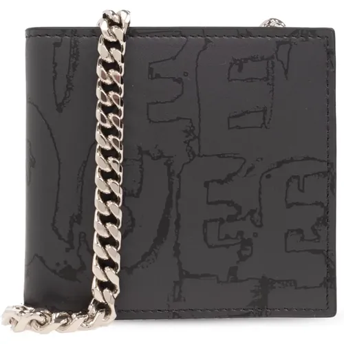 Wallets & Cardholders, male, , Size: ONE SIZE Wallet with logo - alexander mcqueen - Modalova