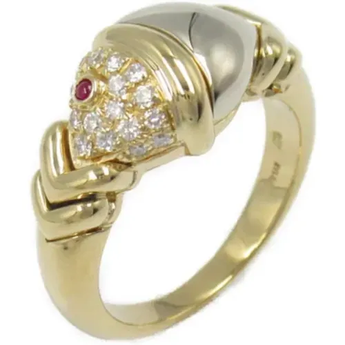 Pre-owned Jewellery, female, , Size: ONE SIZE Pre-owned Metal rings - Bvlgari Vintage - Modalova