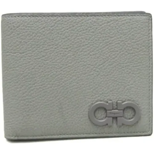 Pre-owned Wallets, male, , Size: ONE SIZE Pre-owned Leather wallets - Salvatore Ferragamo Pre-owned - Modalova