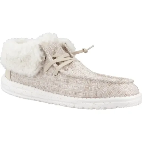 Fold Stitch Cozy Laced Shoes - Hey Dude - Modalova