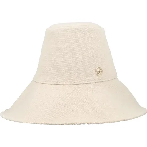 Stylish Monogram-Embellished Bucket Hat , female, Sizes: S/M - Ruslan Baginskiy - Modalova