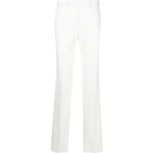 Slim Fit Cotton/Cashmere Trousers , male, Sizes: 2XL, M, L - Ermenegildo Zegna - Modalova