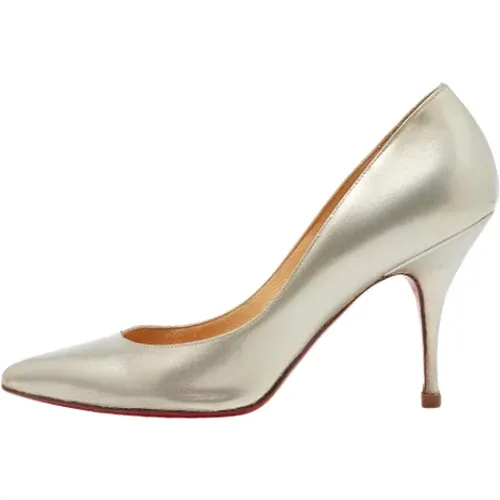 Pre-owned Pumps, female, , Size: 7 US Pre-owned Leather heels - Christian Louboutin Pre-owned - Modalova