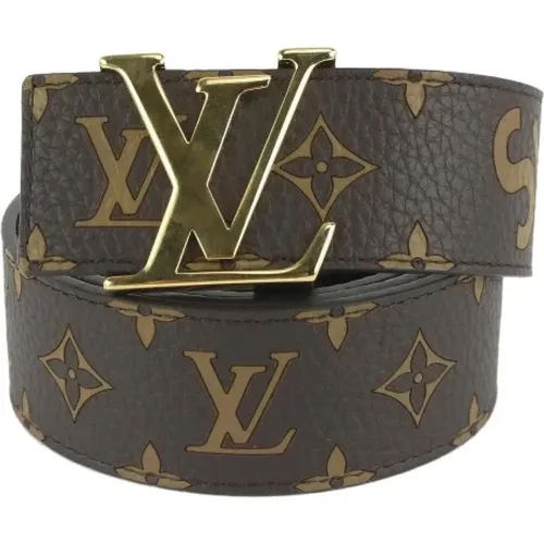 Pre-owned Belts, female, , Size: ONE SIZE Unused Leather Belt - Louis Vuitton Vintage - Modalova