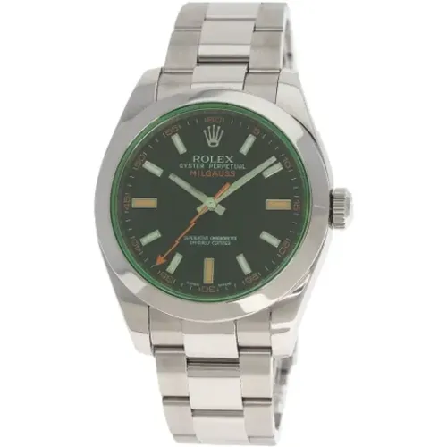 Pre-owned Stainless Steel watches , male, Sizes: ONE SIZE - Rolex Vintage - Modalova