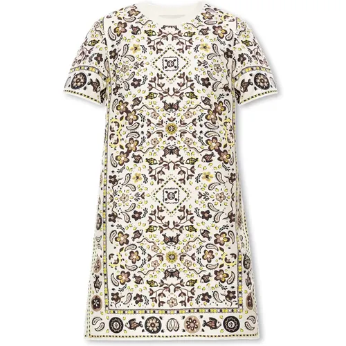 Patterned dress , female, Sizes: XS - TORY BURCH - Modalova