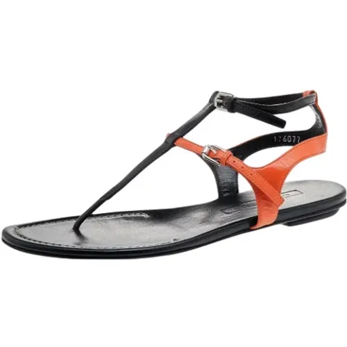 Pre-owned Sandals, female, , Size: 8 1/2 US Pre-owned Leather sandals - Ralph Lauren Pre-owned - Modalova