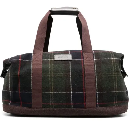 Tartan Check Suitcase , male, Sizes: ONE SIZE - Barbour - Modalova