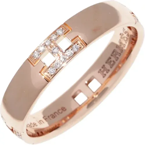 Pre-owned Metal rings , female, Sizes: ONE SIZE - Hermès Vintage - Modalova