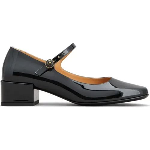 Schwarze Lederpumps mit Absatz - TOD'S - Modalova