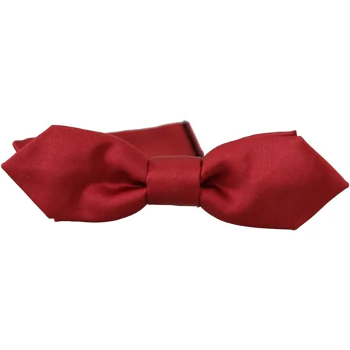 Bowties, male, , Size: ONE SIZE Elegant Silk Bow Tie - Dolce & Gabbana - Modalova