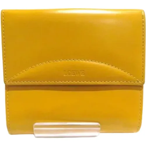 Pre-owned Wallets, female, , Size: ONE SIZE Pre-owned Leather wallets - Loewe Pre-owned - Modalova