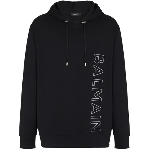 Hooded Sweatshirt , male, Sizes: M, XL, L, S - Balmain - Modalova