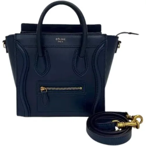 Pre-owned Handbags, female, , Size: ONE SIZE Pre-owned Vintage Leather Handbag - Celine Vintage - Modalova