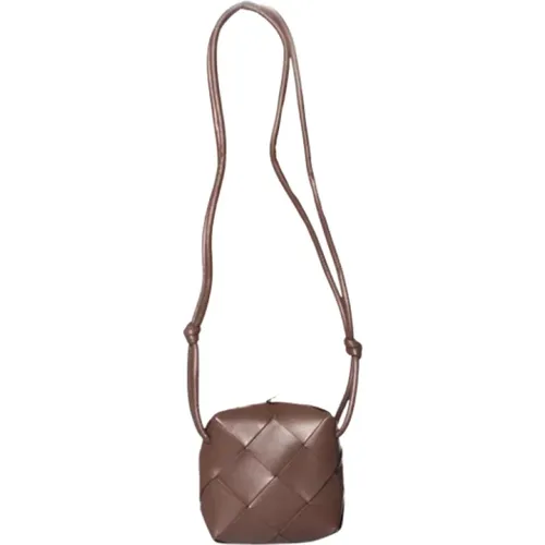 Pre-owned Cross Body Bags, female, , Size: ONE SIZE Pre-owned Leather shoulder-bags - Bottega Veneta Vintage - Modalova