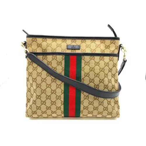 Pre-owned Cross Body Bags, female, , Size: ONE SIZE Pre-owned Canvas gucci-bags - Gucci Vintage - Modalova