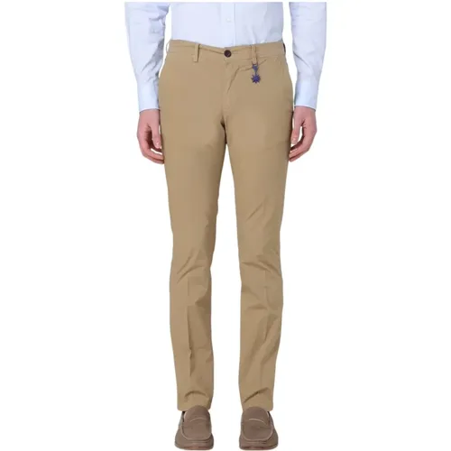 Chinos, male, , Size: M Stylish Men's Pants - Manuel Ritz - Modalova