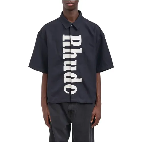 Short Sleeve Shirts, male, , Size: M Short Sleeve Shirt - Rhude - Modalova