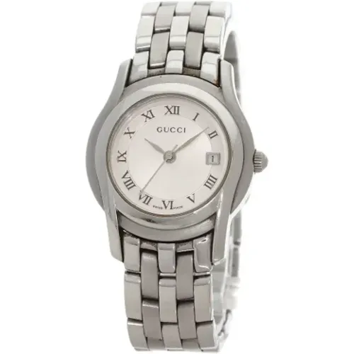 Pre-owned Watches, female, , Size: ONE SIZE Pre-owned Stainless Steel watches - Gucci Vintage - Modalova