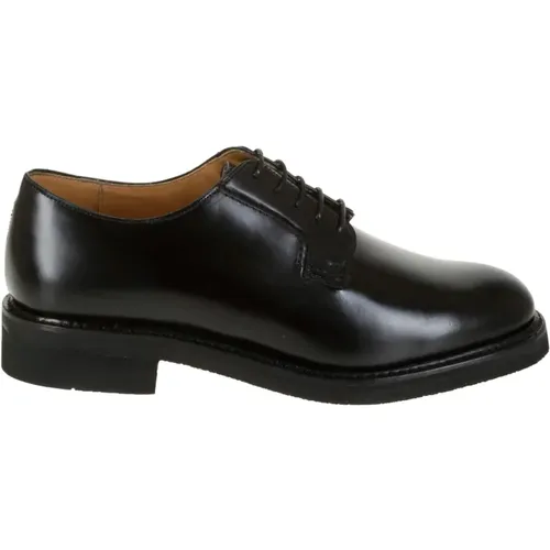 Schwarze Leder Derby Schuhe Berwick - Berwick - Modalova