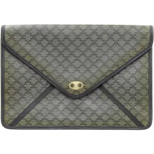 Pre-owned Clutches, female, , Size: ONE SIZE Pre-owned Canvas celine-bags - Celine Vintage - Modalova