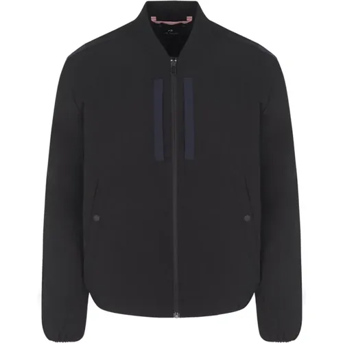 Branded Bomber Jacket in , male, Sizes: S, XL - Paul Smith - Modalova