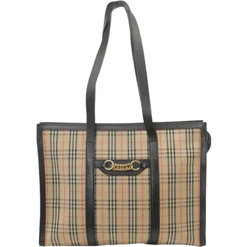 Pre-owned Tote Bags, female, , Size: ONE SIZE Pre-owned Canvas totes - Burberry Vintage - Modalova