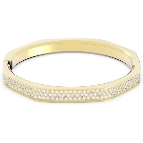 Octagon White Gold Bracelet , female, Sizes: ONE SIZE - Swarovski - Modalova